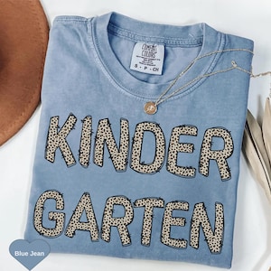 Comfort Colors® Kindergarten Lehrer Shirt, Kinder TShirt, Kindergarten Lehrer Wertschätzung Geschenk, Grundschule T-shirt, Lehrer T-Shirt