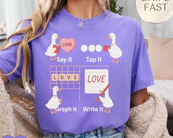 Maglietta con mappatura ortografica, regalo per il ritorno a scuola, regalo per insegnanti, regalo per bibliotecari, maglietta per insegnanti di alfabetizzazione, maglietta per insegnanti di lettura, alfabetizzazione dell'oca