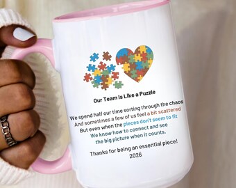 Funny Employee Gifts, Personalized Dream Team Mug, Custom Co Worker Cup Gift, Employee Appreciation
