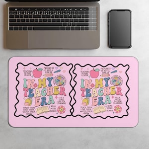 Lehrer Schreibtisch Matte, Klassenzimmer Dekor Schreibtisch Matte, Geschenk für Lehrer, Schulanfang, Mauspad Geschenk für Lehrer, Erzieher Schreibtischzubehör