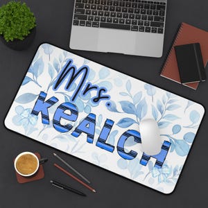 Dekorative Lehrer Schreibtisch Geschenke, Floral Schreibtischmatte Mauspad, Schreibtischmatte für Lehrer, Klassenzimmer Schreibtisch Geschenk, Lehrer Zubehör Geschenk