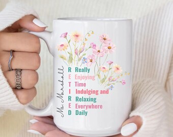 Teacher Retirement Coffee Mug, Proud Teacher Retirement Mug, Personalized Retired Teacher Cup, Teacher Appreciation Gift Mug, Teacher Cups