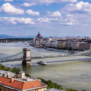 Budapest Chain Bridge Photograph