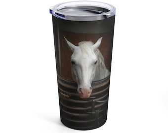 White Horse Tumbler 20oz