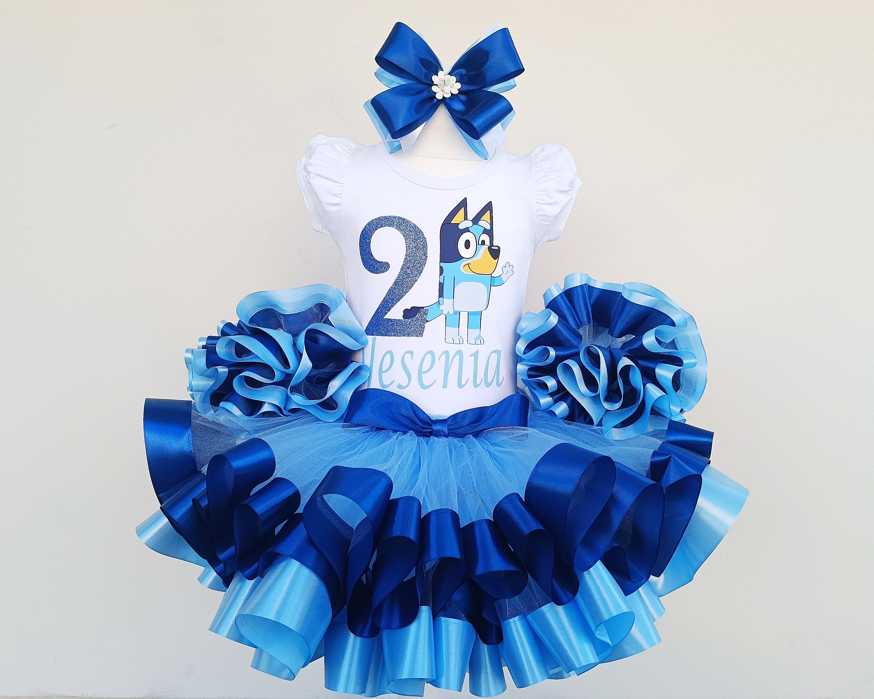 Sweet Tutus Blue Dog Set