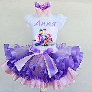Pony birthday tutu costume, New Generation Pony Baby girl Custom birthday outfit