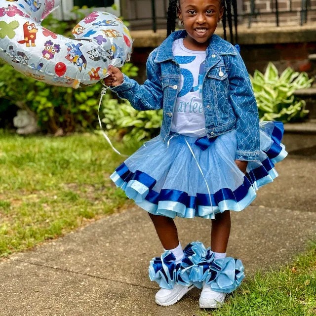 Sweet Tutus Blue Dog Set