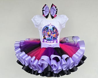 Huntrix Demon Hunters tutu costume, Birthday girl Custom outfit