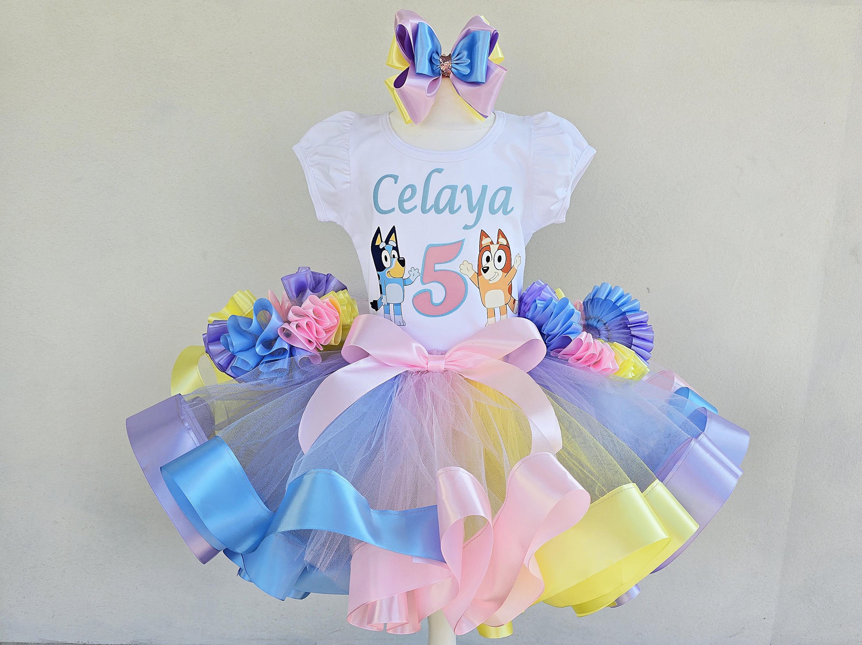 Blue Dog Tutu Set