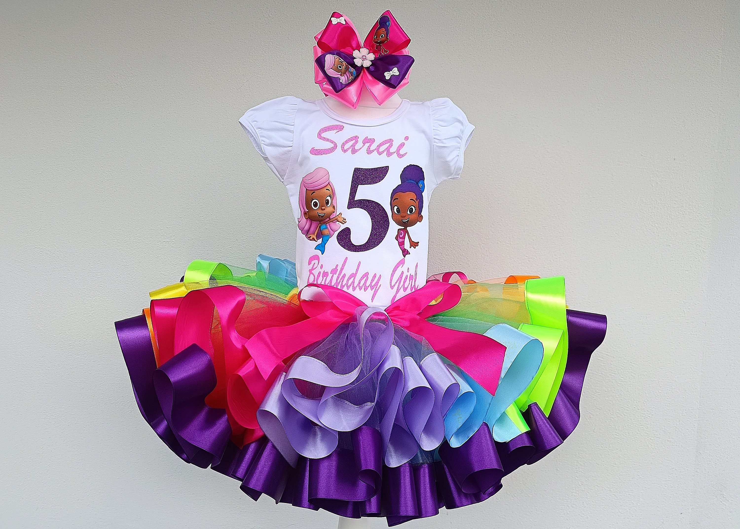 Bubble guppies birthday outfit for girl hotsell