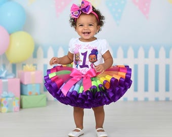 Bubble Guppies Birthday Tutu Outfit: Molly & Zooli Set