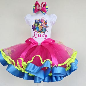 Inside Out 2 birthday party tutu costume, Emotions Baby girl Custom birthday outfit