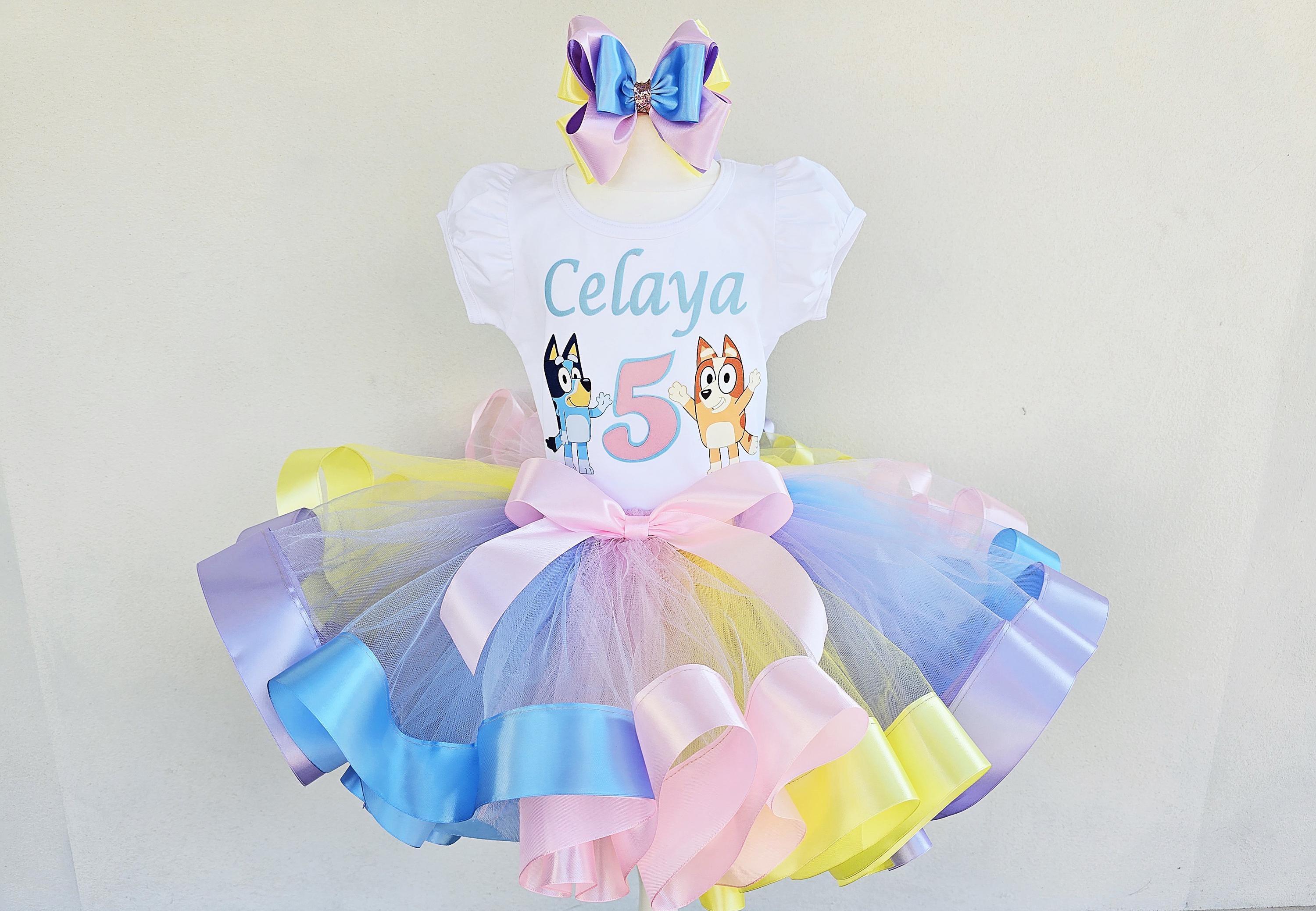 Blue Dog Tutu Set