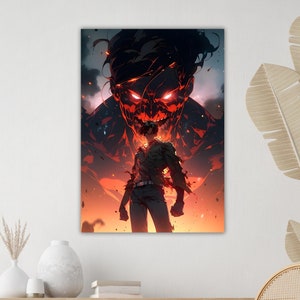 Attack on Titan Levi Ackerman Canvas Print, Anime Wall Art, Manga Decor, Gift for Anime Fan