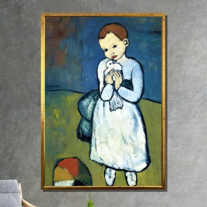 Picasso child dove - Etsy 日本