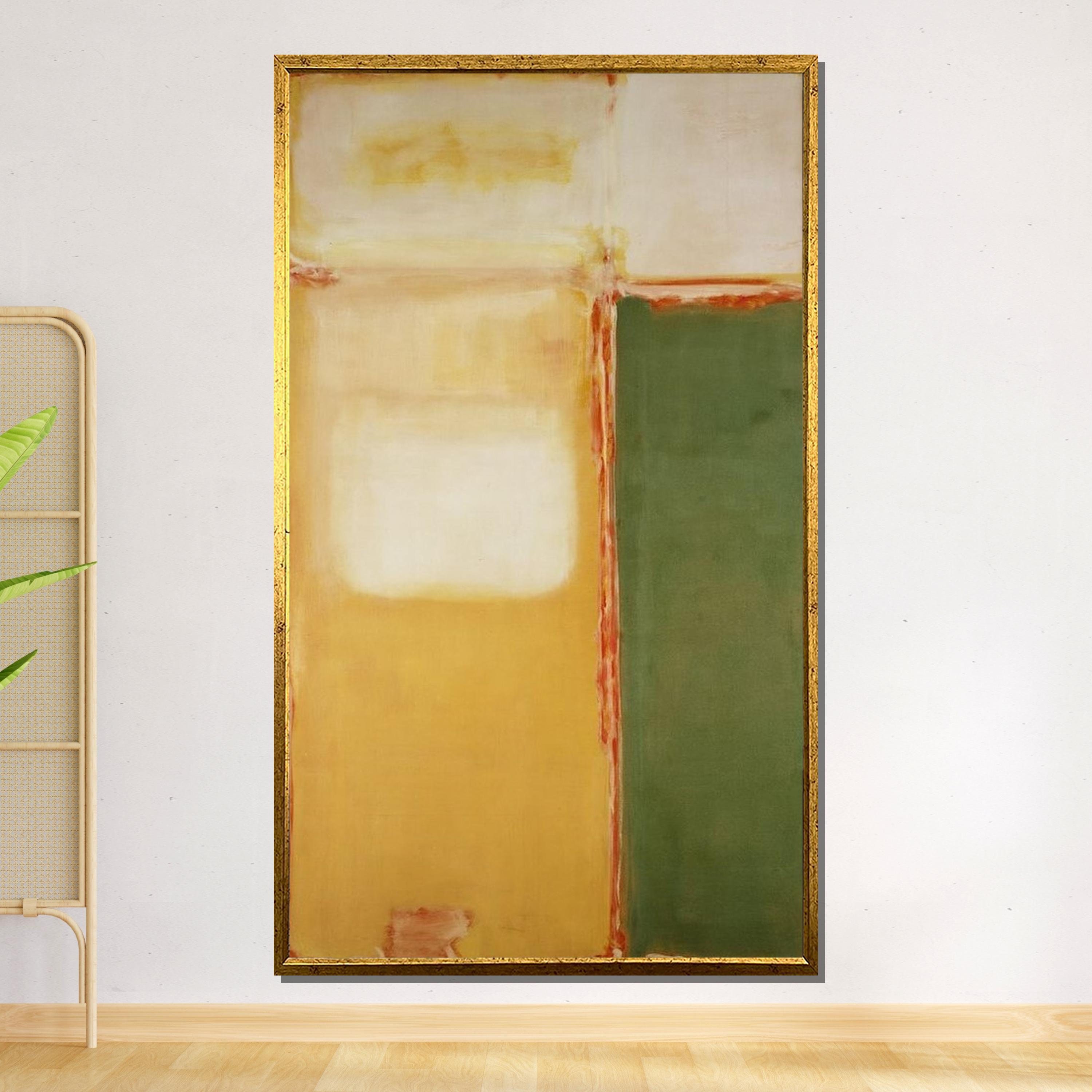 Colorblock Mark Rothko Mark Rothko Canvas, Abstract Color Block Canvas, Modern Wall Art ...