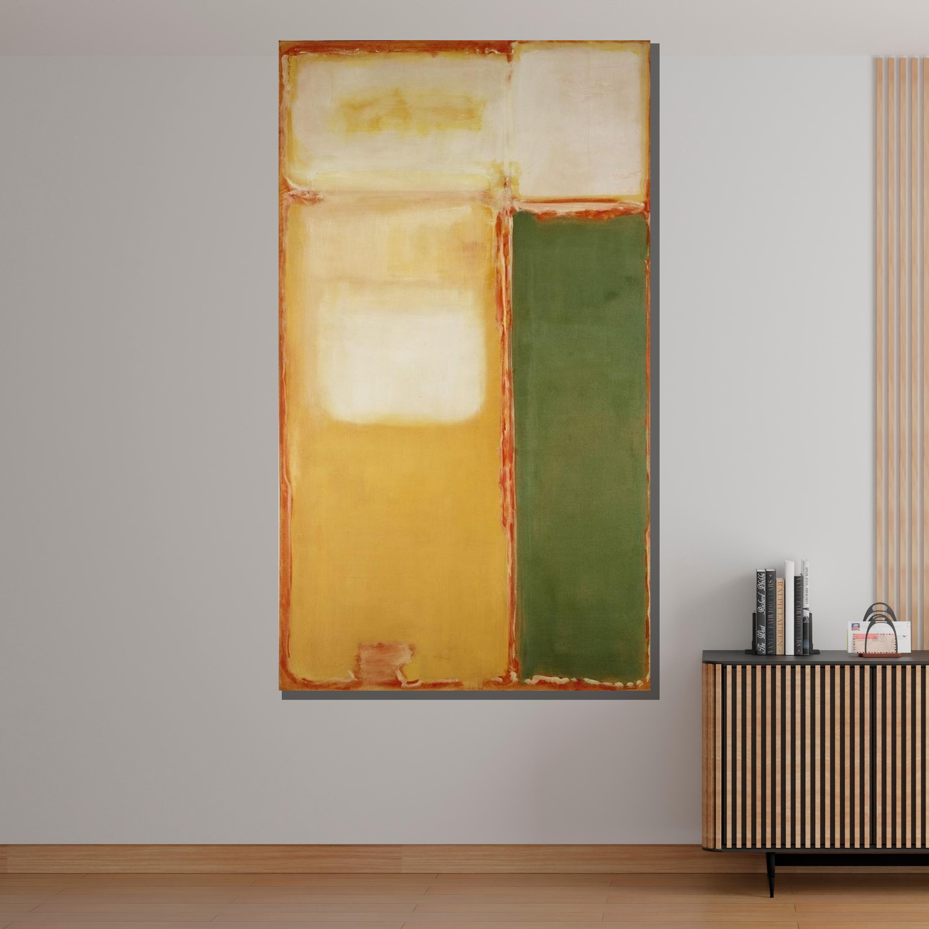 Blocks Mark Rothko Mark Rothko Canvas, Abstract Color Block Canvas, Modern Wall Art ...