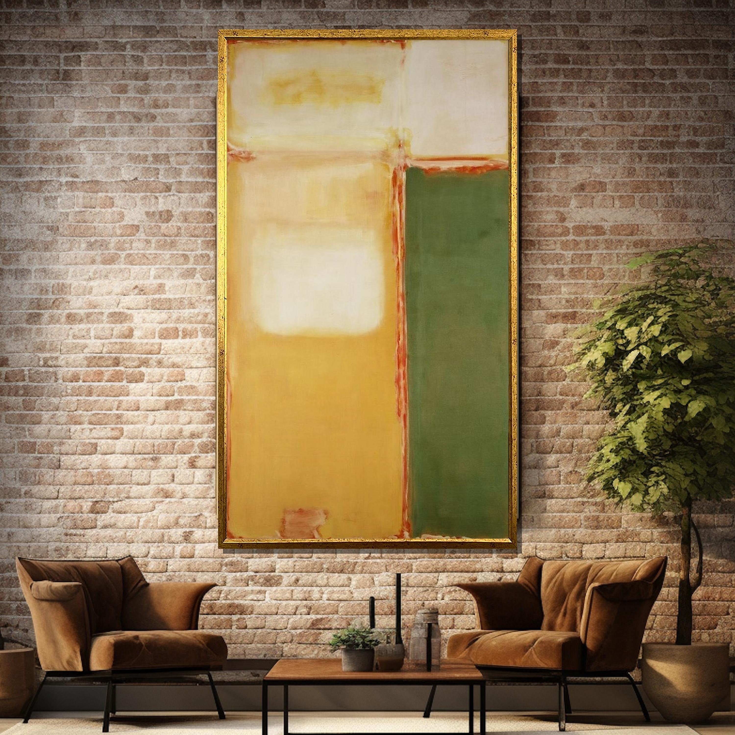 Colorblock Mark Rothko Mark Rothko Canvas, Abstract Color Block Canvas, Modern Wall Art ...