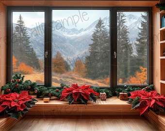 4K Zoom Christmas Virtual Background, Scenic Backdrop for Zoom ...