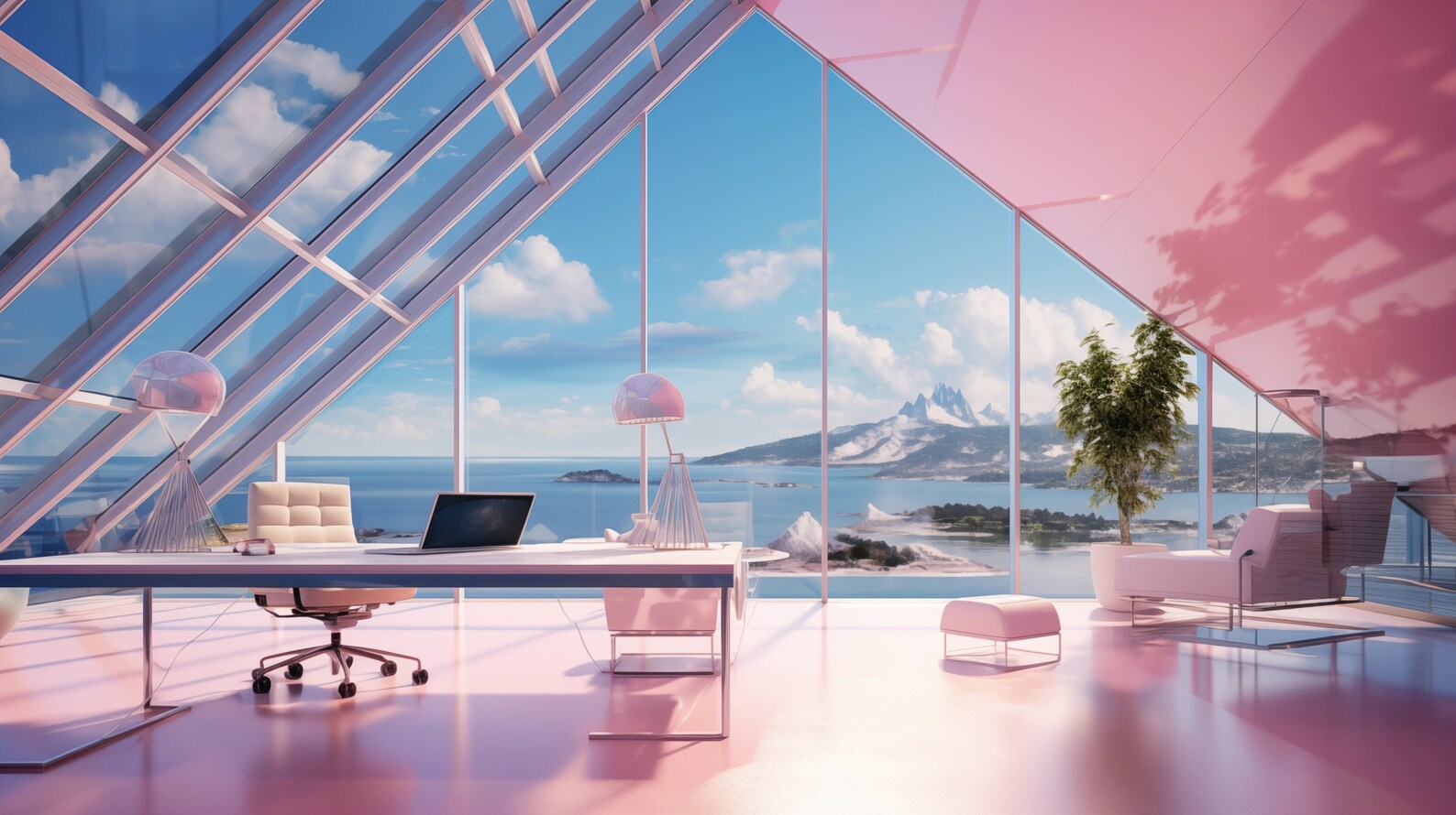 5 Pink Office Backgrounds for Zoom Meetings Etsy