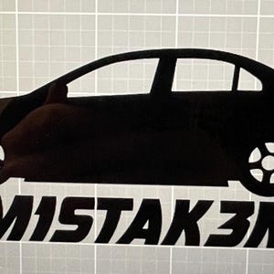 Sticker voiture M1stak3n