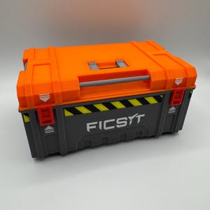 Satisfactory-Inspired Personal Storage Box – 3D Printed Desk Organizer