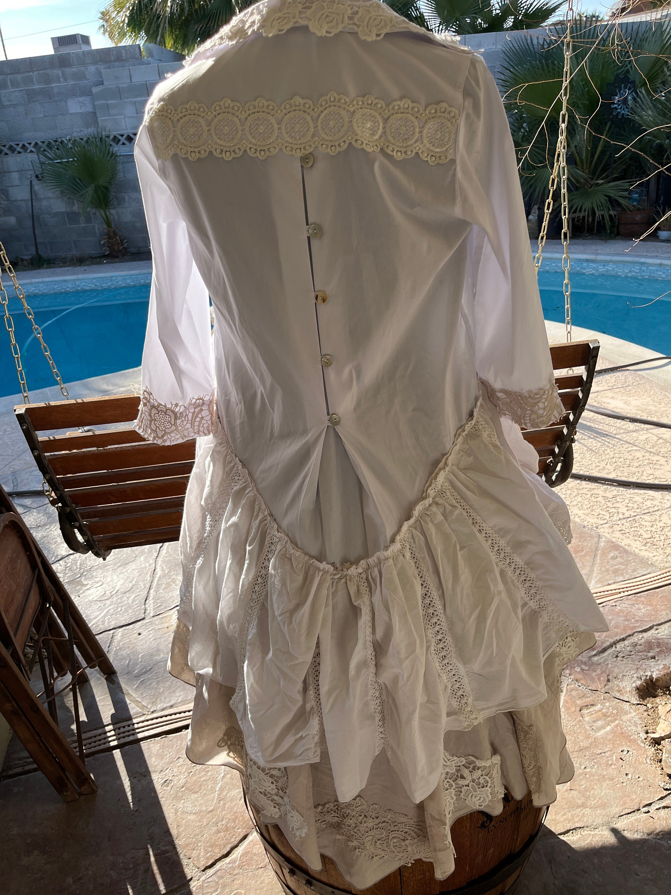 Lagenlook Wedding Dress Etsy UK