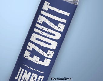 Vaso personalizado "EZDUZIT" / Regalo de recuperación con nombre personalizado / Vaso delgado con el eslogan de los 12 pasos de AA / Regalo para un amigo sobrio / Vaso para la recuperación de adicciones