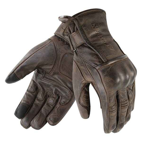 Gants de moto pour hommes, vintage café race, gants de moto en cuir, gants de protection pour écran tactile