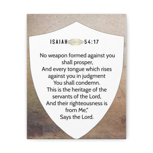 Scripture Stretched Canvas