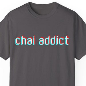Customize text chai cha coffee lover gifts t-shirt t-shirts Desi Indian South Asian gifts tees chai tshirt coffee techie gifts for husband