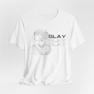 Customize text Desi Indian South Asian Rani Kumari slay queen elegant chic abstract modern desi t-shirt t-shirts tee for her Indian apparel