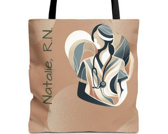 Personalized Nurse Tote Bag – Nursing Graduation Gift, New Medical Professional Work Bag