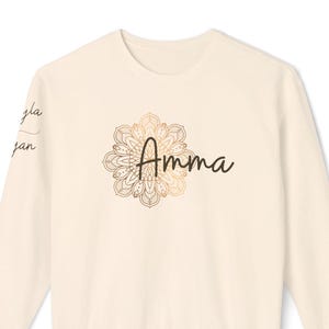 Personalized! Amma Custom Name Indian Desi, South Asian, New mama, Grandpa, Aji, Masi, Aunti, Uncle gifts, Customize how you want add Hindi