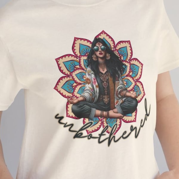 Personalisiert! Indisches Bollywood T-Shirt, Desi Tee, Om, Namaste, Lotus, Indisch, Südasien, Meditation, Desi Geschenke für Frau, Freundin