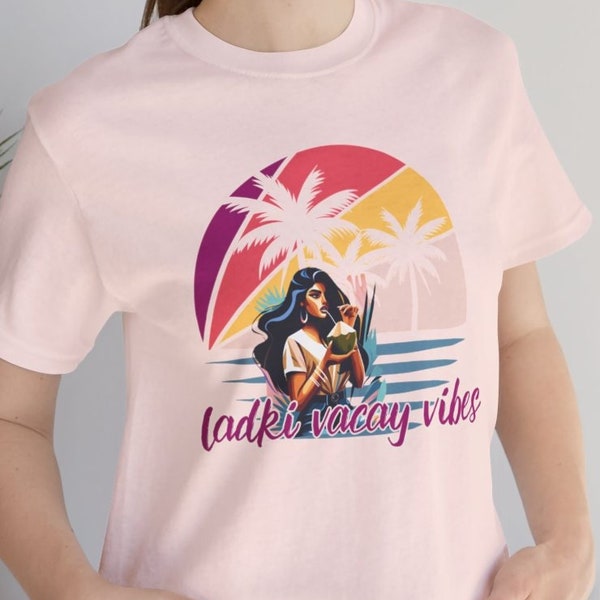 Customize on back! Desi, Indian, South Asian, bachelorette, Desi shirts for her, vacay girls trip, unique t-shirt for her, bestie