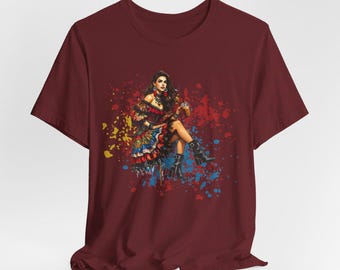 Fertigen Sie spanisches mexikanisches Mexiko Latein AF Hemd Eiskaffeekaffeecafe-Kaffeeliebhabergeschenke Spanische Kleiderkleidung kulturelle Geschenkt-shirt T-Shirts besonders an