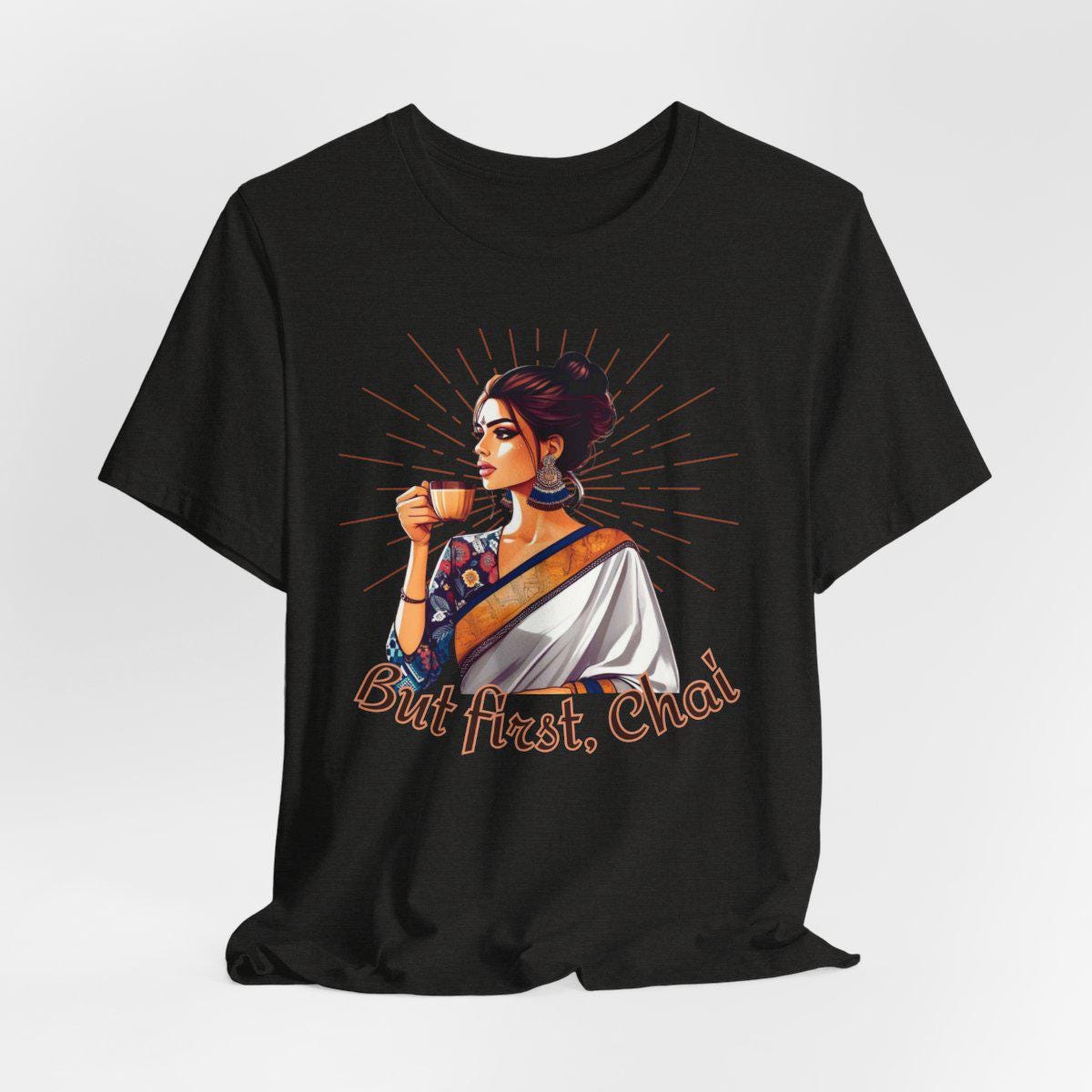 Personalized Desi Chai Lover T-shirt, Bollywood Indian Gift 