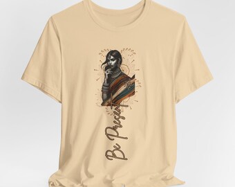 Customize text Jersey tshirt tshirts Desi South Asian Indian clothes apparel Be present positive affirmation Holi Diwali Bridal Henna gifts