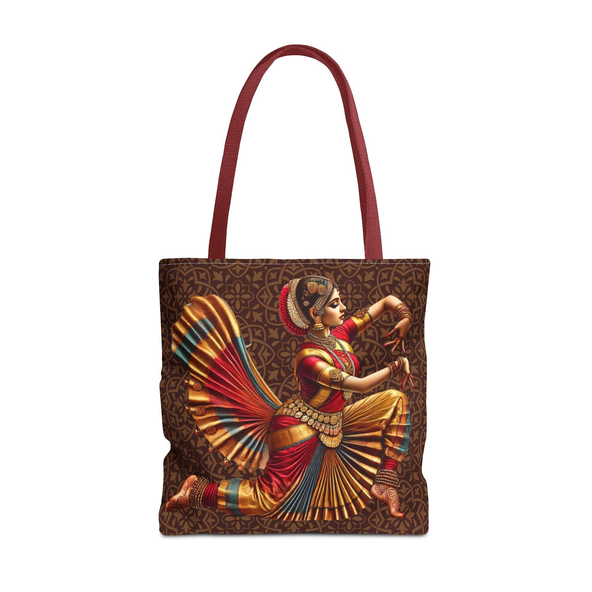 そろそろ残り少なく(u_u)【インド布絵】「BHARAT NATYAM」／送料込 Bharat Natyam Dance - Etsy Canada