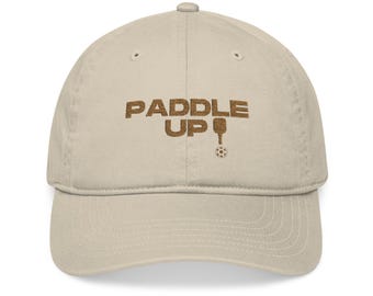 Benutzerdefinierte Text Bio-Baseballmütze (Stickerei), Pickleball Liebhaber Hut Baseballmütze für ihn, Paddel, Vatertag, bf, Papa, Ehemann Geschenke Geschenk