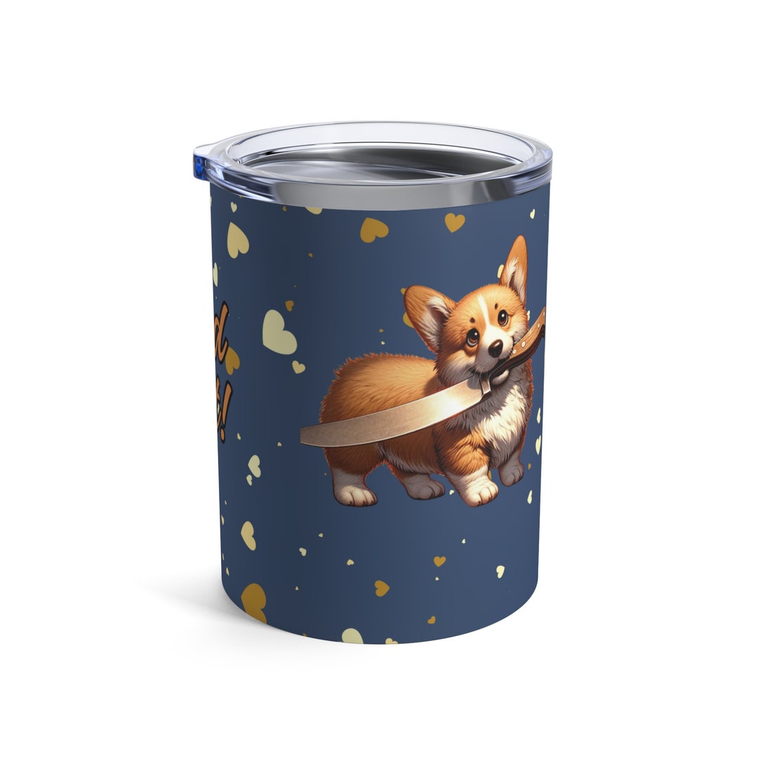 Personalized Funny FAFO Corgi Lover Stainless Steel Tumbler, Gag