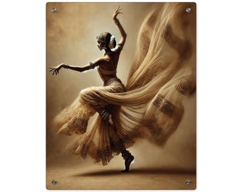 Customize Acrylic Wall Art Panels Bharatnatyam Arangetram Odissi Kuchipudi dance South Asian Desi Indian South Indian classical gift gifts