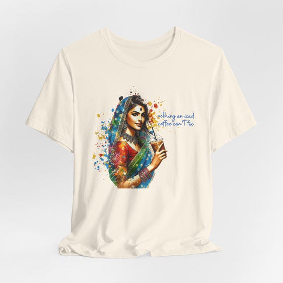 Custom Jersey Desi South Asian Indian Iced Cafe Coffee Lover Iced