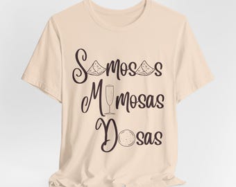 Custom text, Unisex Jersey Short Sleeve Tee, Samosa Samosas Dosa Dosas Mimosa Mimosas lovers gifts, t-shirt, shirts, funny Desi novelty tees