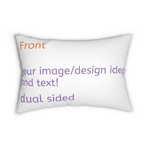 Customized! INCLUDES insert lumbar pillow, fully personalized. Gift for her, him, event or party decor, home decor, birthday, custom gifts