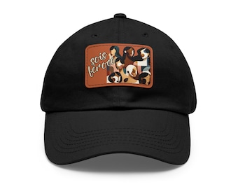 Customize! Baseball cap Hat design, Modern, Chic, elegant, gift her, wife, melanated gifts, French, Diversity, positive saying, be fierce!