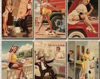 World War 2 Kraft Paper Poster Bar Cafe Living Room Dining Room Wall Decorative Paintings