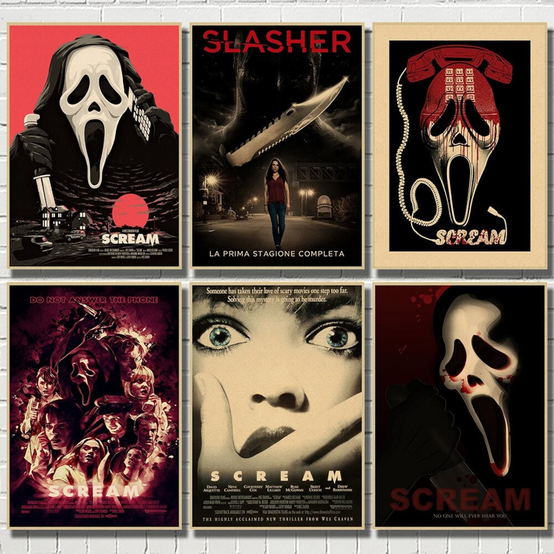 Scream Kraft Paper Poster Bar Cafe Living Room Dining Room Wall ...