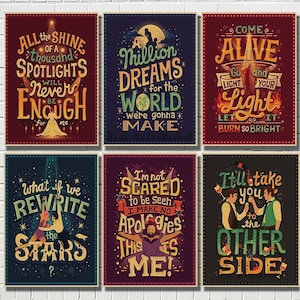 Película The Greatest Showman, póster de papel Kraft, Bar, cafetería, sala de estar, comedor, pinturas decorativas de pared